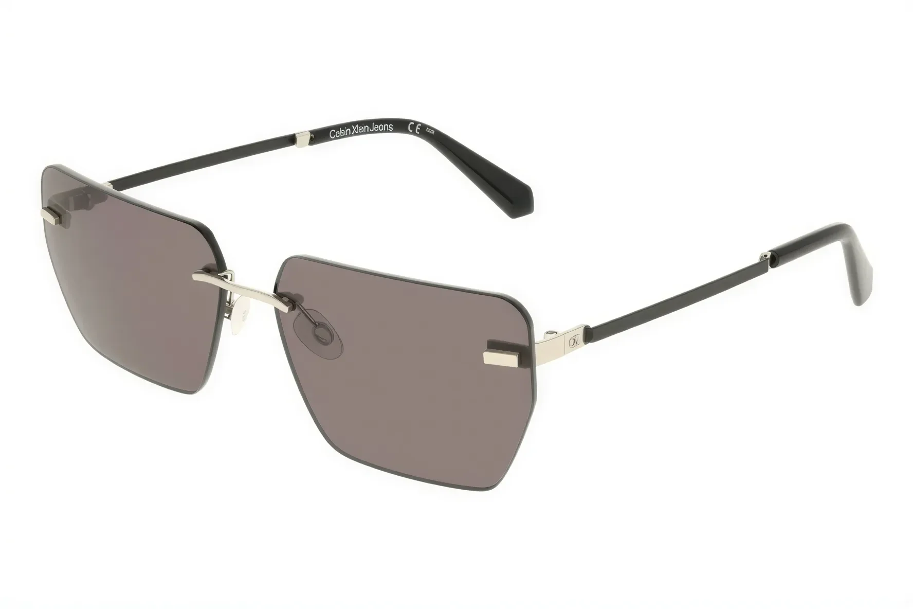 Calvin Klein Jeans 25207S-043 Silver Black Kadın Güneş Gözlüğü - 1