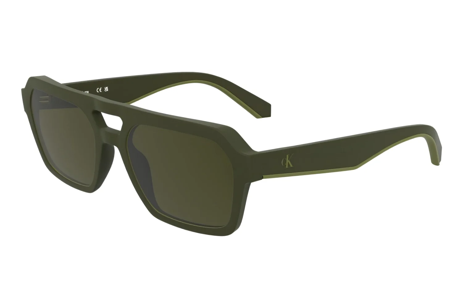 Calvin Klein Jeans 25603SN-309 Matte Khaki Unisex Güneş Gözlüğü - 1