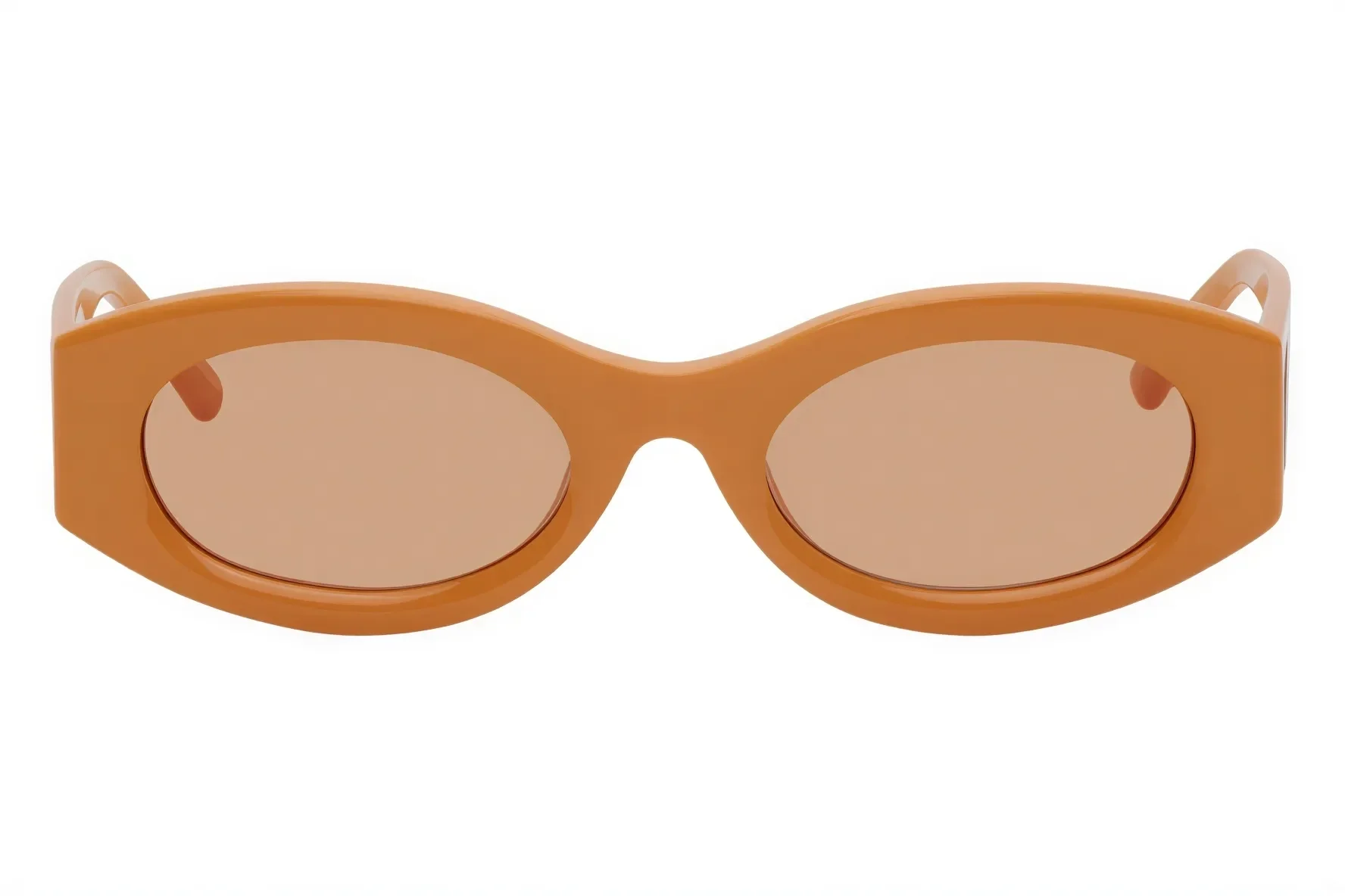 Linda Farrow The Attico Berta Orange/Silver - Orange Kadın Güneş Gözlüğü
