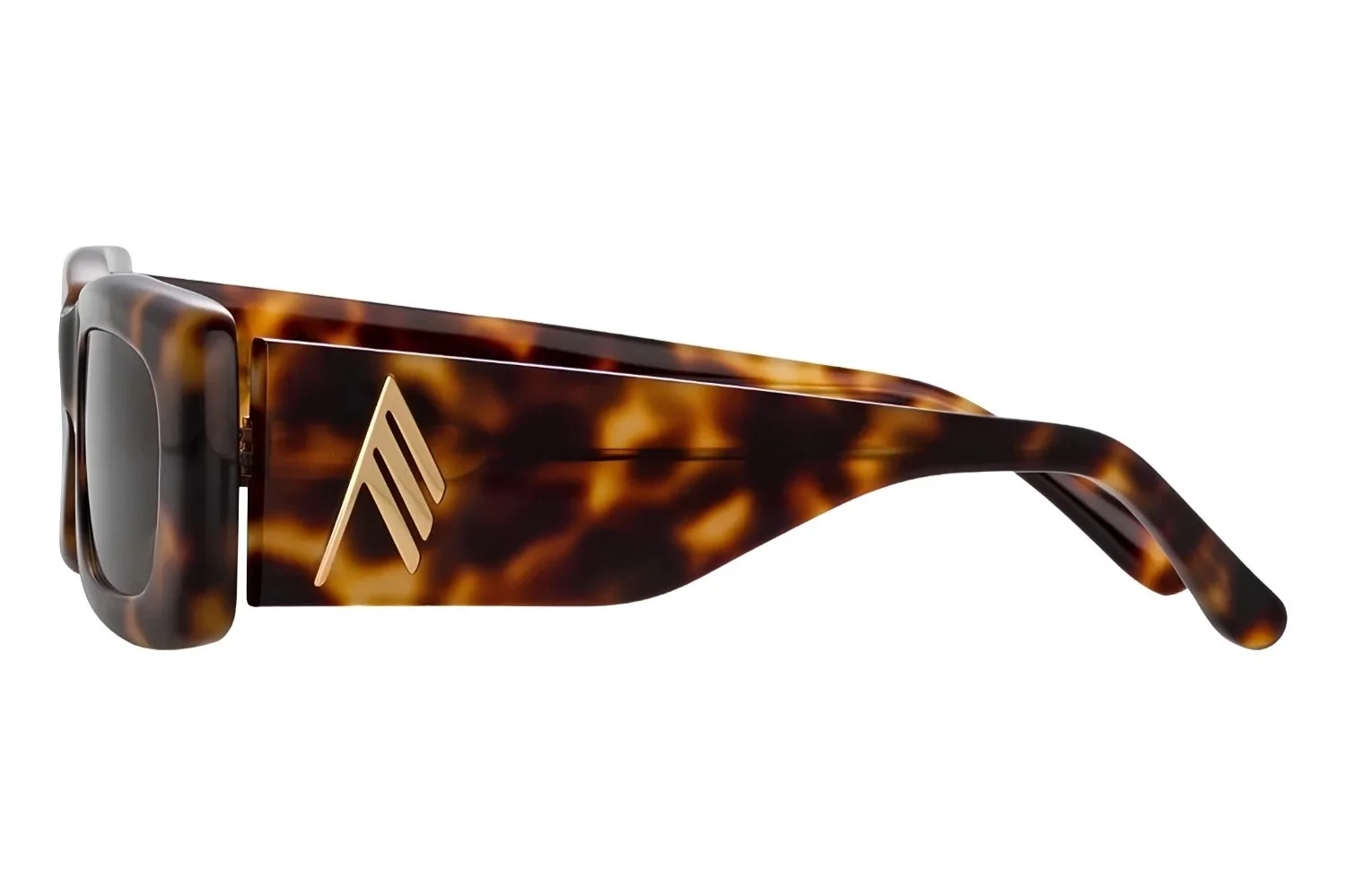 Linda Farrow The Attico Marfa T-Shell/Yellow Gold-Brown Lens Kadın Güneş Gözlüğü - 2