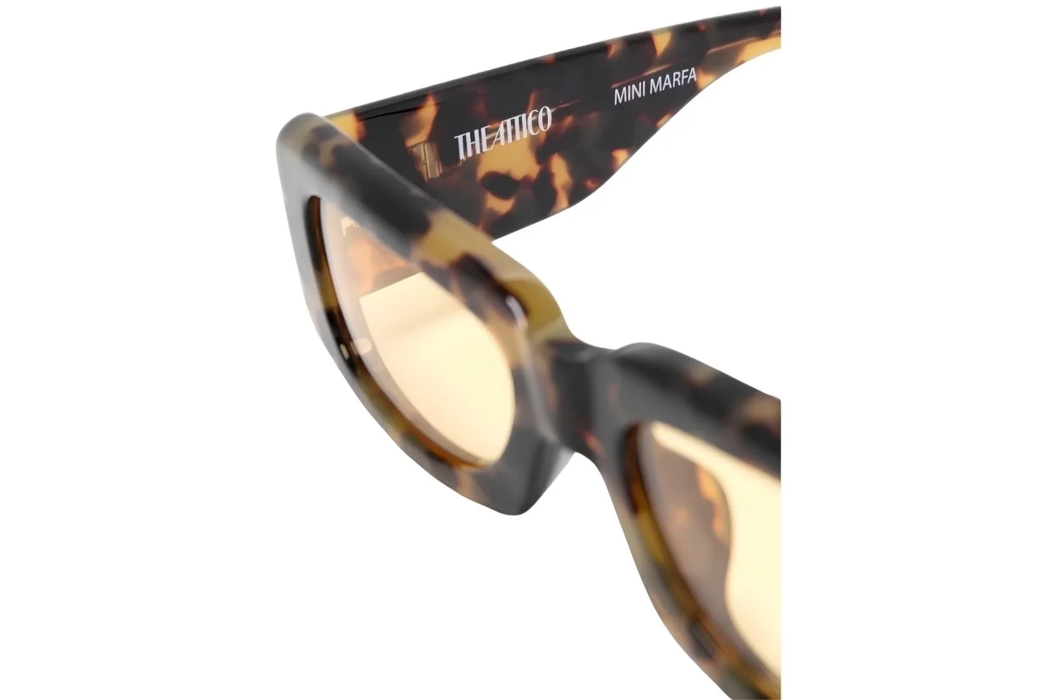 Linda Farrow The Attico Mini Marfa Lemon/Yellow Gold/Brown Kadın Güneş Gözlüğü - 2
