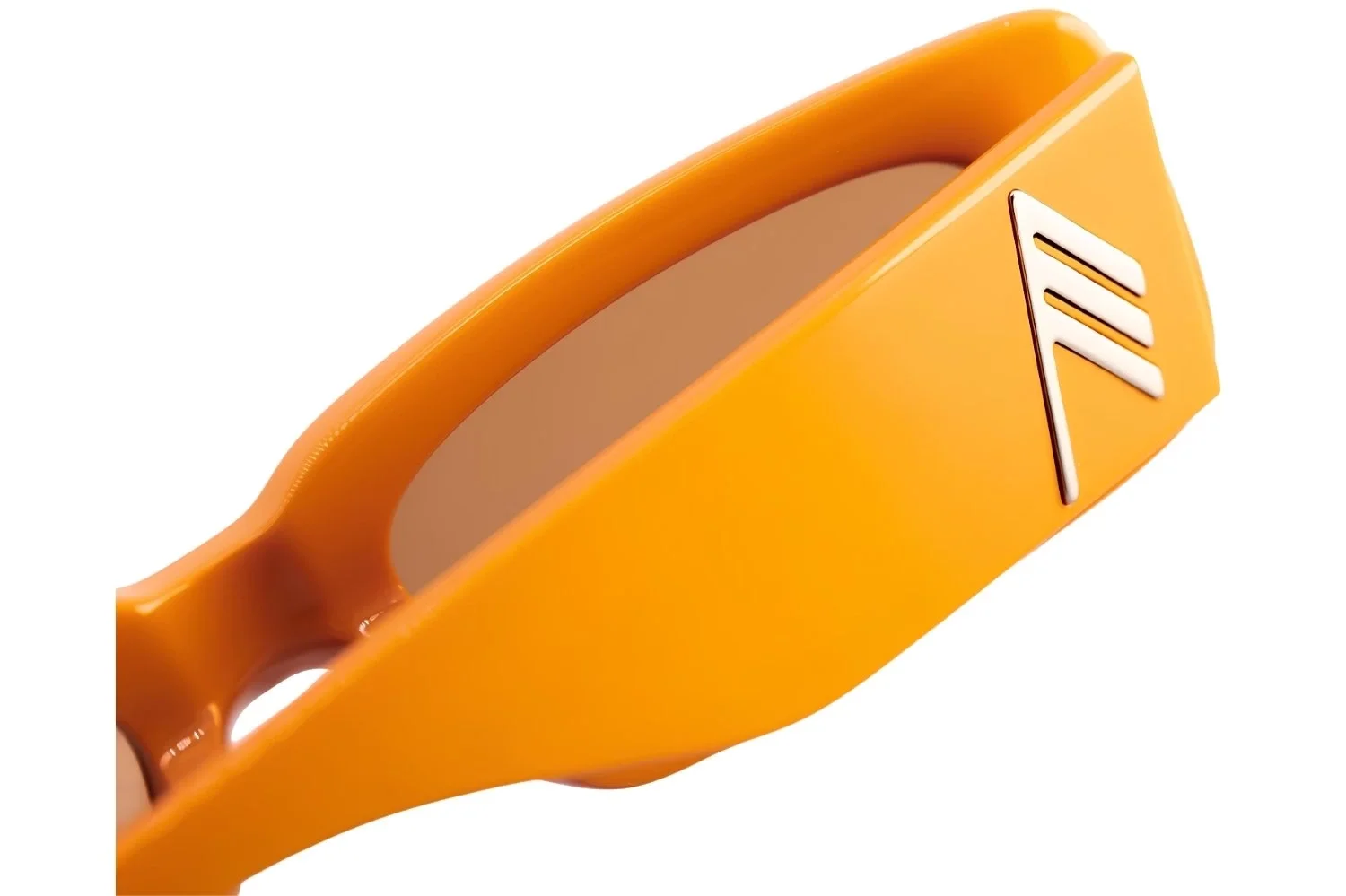 Linda Farrow The Attico Mini Marfa Orange/Silver - Orange Kadın Güneş Gözlüğü - 2