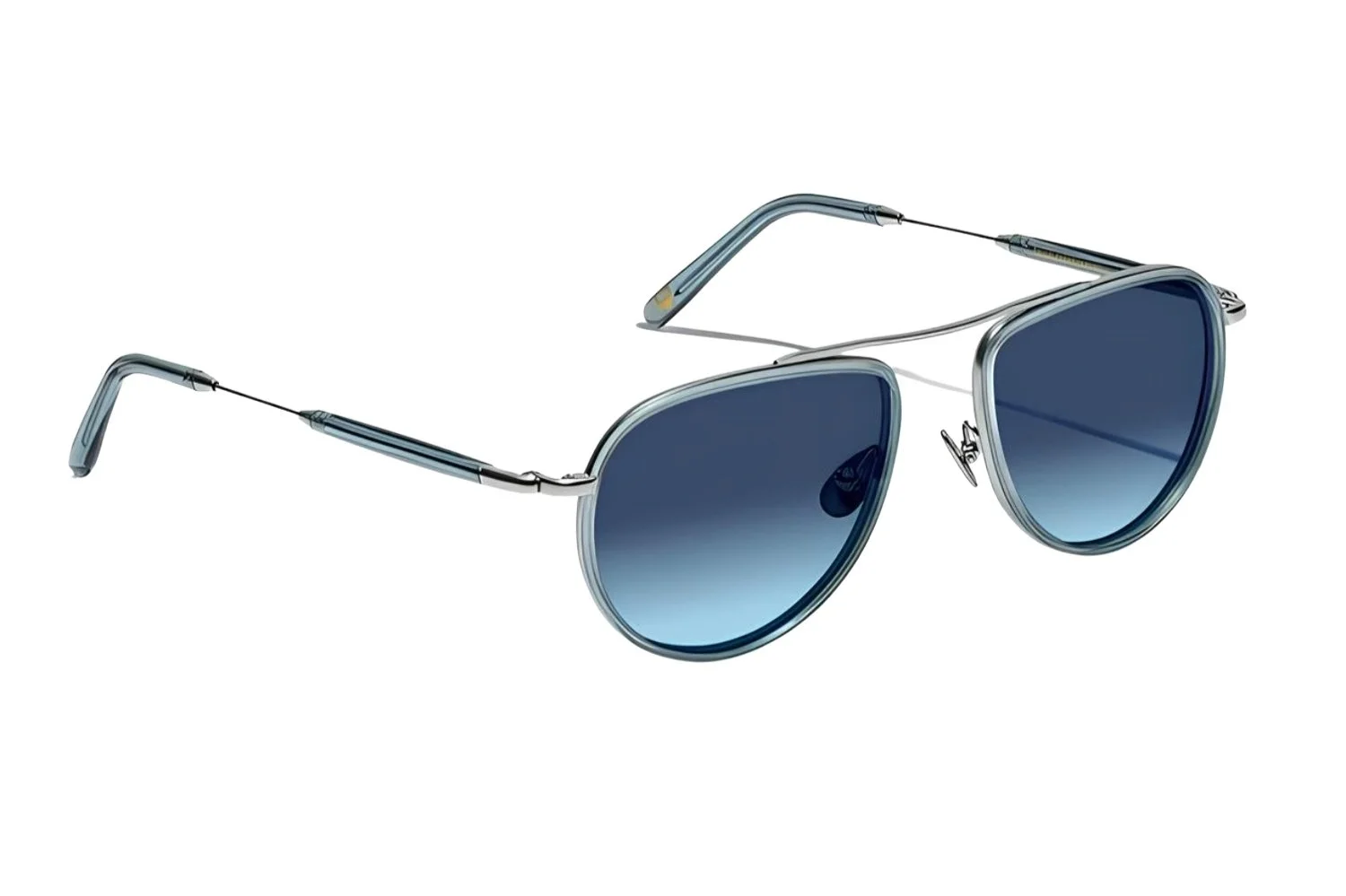 Moscot Traif Sun 52 Light Blue/Silver Denim