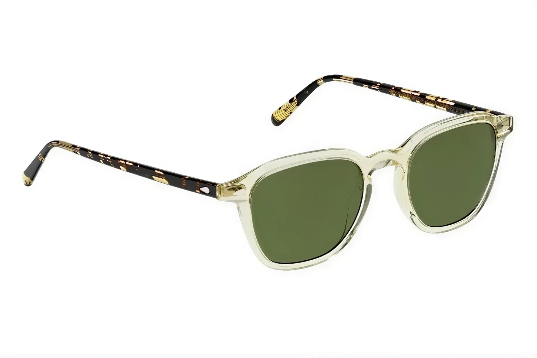Moscot Vantz Sun Citron/Tortoise 50 Calibar Green - 1